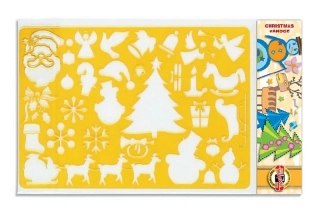 ŠABLONA VÁNOČNÍ X-MAS VÁNOCE   (9820004001PS)