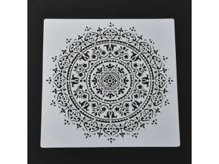 PLASTOVÁ ŠABLONA MANDALA 30x30cm 1ks