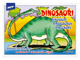 OMALOVÁNKY A5 MFP DINOSAUŘI