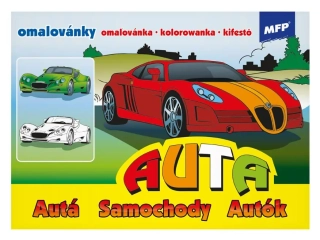 OMALOVÁNKY A5 MFP AUTA