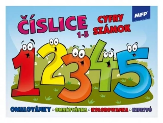 OMALOVÁNKY A5 MFP ČÍSLICE 1-5