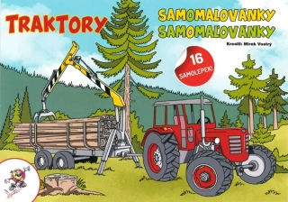 OMALOVÁNKY A5 LUX TRAKTORY SE SAMOLEPKAMI