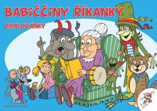 OMALOVÁNKY A5 LUX BABIČČINY ŘÍKANKY