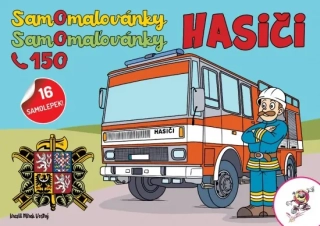 OMALOVÁNKY A5 LUX HASIČI SE SAMOLEPKAMI