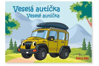 OMALOVÁNKY A5 VESELÁ AUTÍČKA