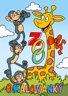OMALOVÁNKY A5 LUX ZOO