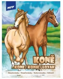 OMALOVÁNKY A4 KONĚ