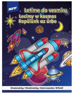Omalovánky A4 LETÍME DO VESMÍRU