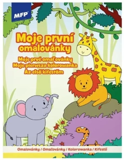 OMALOVÁNKY A4 MOJE PRVNÍ OMALOVÁNKY