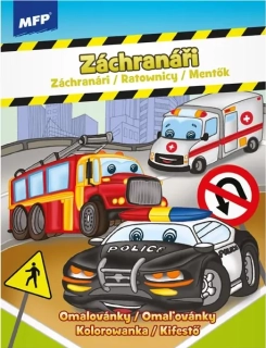 OMALOVÁNKY A4 ZÁCHRANÁŘI