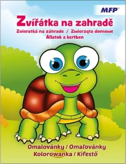 OMALOVÁNKY A4 ZVÍŘÁTKA NA ZAHRADĚ