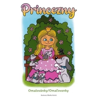 OMALOVÁNKY A4 PODLE ČÍSEL PRINCEZNY