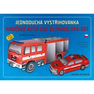 VYSTŘIHOVÁNKA HASIČSKÉ AUTO CAS20/4000