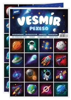 PEXESO A4 VESMÍR