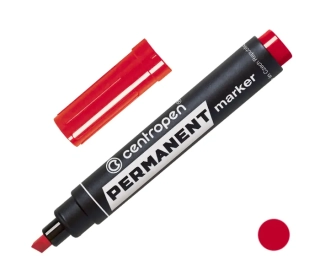POPISOVAČ CENTROPEN 8576 ZKOSENÝ ČERVENÝ