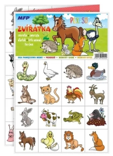 PEXESO A4 ZVÍŘÁTKA 2