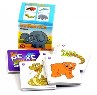 PEXESO BOX LUX ZVÍŘÁTKA