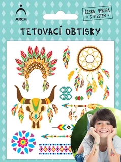 DĚTSKÉ TETOVÁNÍ INDIÁNI