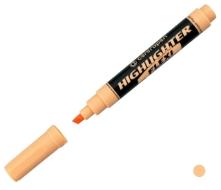 ZVÝRAZŇOVAČ CENTROPEN 8542 FLEXI, ORANŽOVÝ PASTELOVĚ