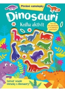 PLSTĚNÉ SAMOLEPKY DINO KNIHA AKTIVIT