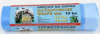 PYTLE NA ODPADKY 60l SE ZATAHOVÁNÍM MIX BAREV