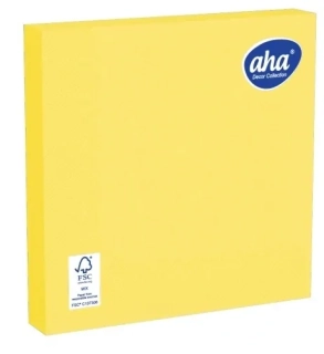 UBROUSKY ŽLUTÉ 3-VRSTVÉ 33X33 20 KS 2346