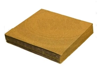 UBROUSKY ZLATÉ 3-VRSTVÉ 33X33 20 KS 2358