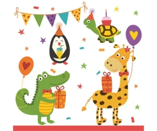 UBROUSKY DAISY L (20ks) CUTE PARTY ANIMALS 036901