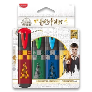 ZVÝRAZŇOVAČ MAPED HARRY POTTER SADA 4 KS