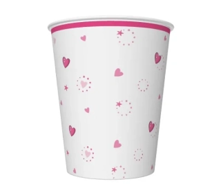 PAPÍROVÝ KEMLÍMEK 0,25l/8 ks HEART UNICORN K030501