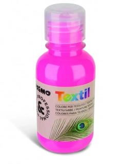 BARVA NA TEXTIL 125ml FLUO RŮŽOVÁ