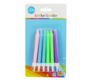SVÍČKA 12ks, PASTEL LUMA