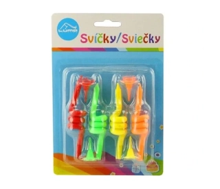 DORTOVÉ SVÍČKY SPIRÁLA SADA 4 ks
