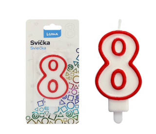 Svíčka č. 8 LUMA 