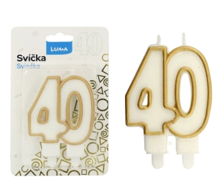 Svíčka č. 40 LUMA