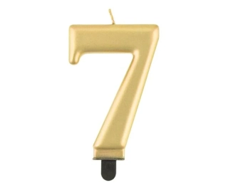 DORTOVÁ SVÍČKA č 7 ZLATÁ