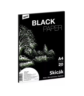 SKICÁK A4 20 LISTŮ ČERNÝ MFP