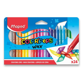 VOSKOVKY MAPED COLOR PEPS WAX 24 BAREV, TROJHRANNÉ