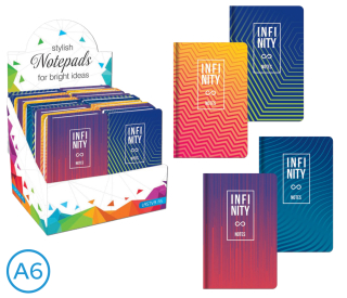 KNIHA ZÁZNAMOVÁ A6 LINKA 96l INFINITY mix