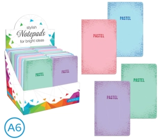 KNIHA ZÁZNAMOVÁ A6 LINKA 96l PASTEL mix