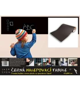 TABULE SAMOLEPÍCÍ 45x100 CM ČERNÁ