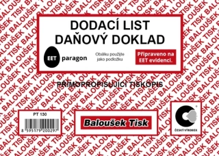 DODACÍ LIST A6 SAMOPROPIS PT130
