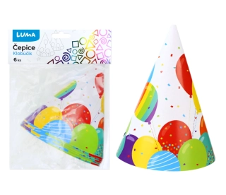 ŠEPICE 16CM 6KS HAPPY BIRTHDAY LUMA 