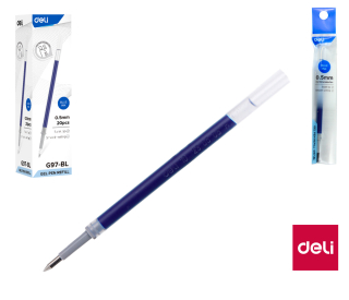 NÁPLŇ DO GELOVÉHO PERA DELI 0,5MM MODRÁ