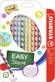 PASTELKY STABILO EASYCOLORS SADA 12BAREV PRO LEVÁKY