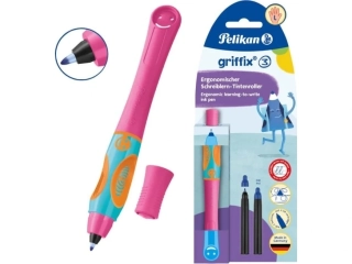 INKOUSTOVÝ ROLLER PELIKAN GRIFFIX PRO LEVÁKY RŮŽOVÝ