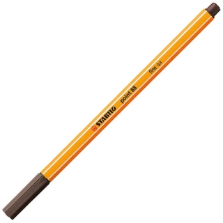 LINER STABILO POINT 88 HNĚDÝ ZEMITÝ
