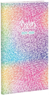 ŠKOLNÍ DIÁŘ ŠKOLÁK SPARKLE 2025/26 - ČESKÉ KALENDÁRIUM