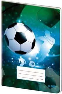 SEŠIT A5 544 LINKOVANÝ PAPÍROVÉ DESKY - FOOTBALL