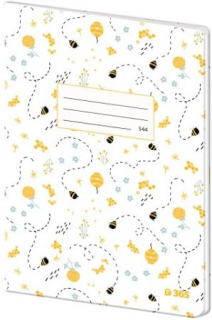 SEŠIT A5 544 LINKOVANÝ PAPÍROVÉ DESKY - BEES